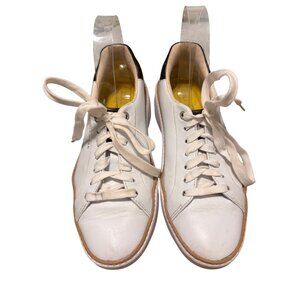 Cole Haan Womens Grandpro Topspin White Leather Sneakers Casual Shoes 6.5B